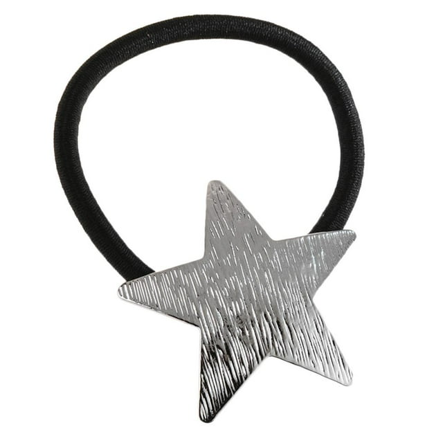 Coleteros, gomas elásticas para el pelo, sujetadores de coleta, accesorios para coletas Plata
