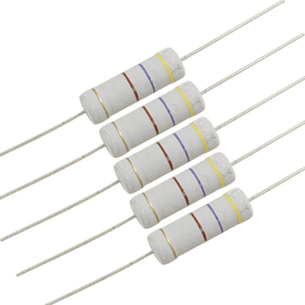 5 Watt 470 ohm Metal Oxide Film Resistors 5W 470R 10 Pcs