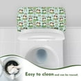 thumbnail image 4 of ZIATUBLE Frog Toilet Tank Cover Protector Toilet Lid Cover Tank Covers Universal Toilet Tank Lid with Elastic Edges Toilet Bowl Tank Covers for Bathroom Fits Most Toilet Tanks, 4 of 5