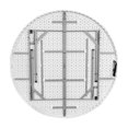 thumbnail image 6 of Heavy Duty 5ft Circular Foldable Banquet Dinning Plastic Folding 60 inch Round Table For Event Party, 6 of 7