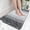 Gray, variant on Bathroom Rugs Non Slip 15x23in - Absorbent Microfiber Bath Mat for Tub Shower - Machine Washable Floor Mats for Living Room Kitchen Bedroom - Rubber Backing Runner Carpet for Home Laundry Pet Area