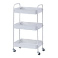 thumbnail image 1 of Carrito con ruedas, organizador de unidades, multifuncional, resistente, con asa, carrito de almacenamiento de metal para cocina, 1 of 9