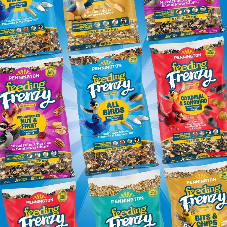 Pennington Feeding Frenzy All Birds Wild Bird Food Mix, 20 lb