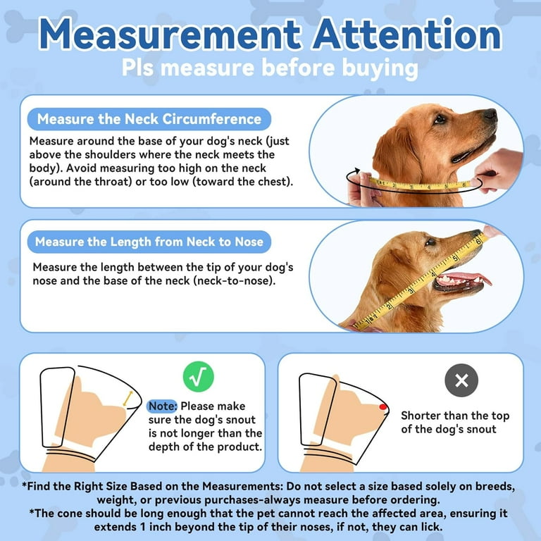 Soft Dog Cone for Dogs After Surgery, Breathable Pet Recovery