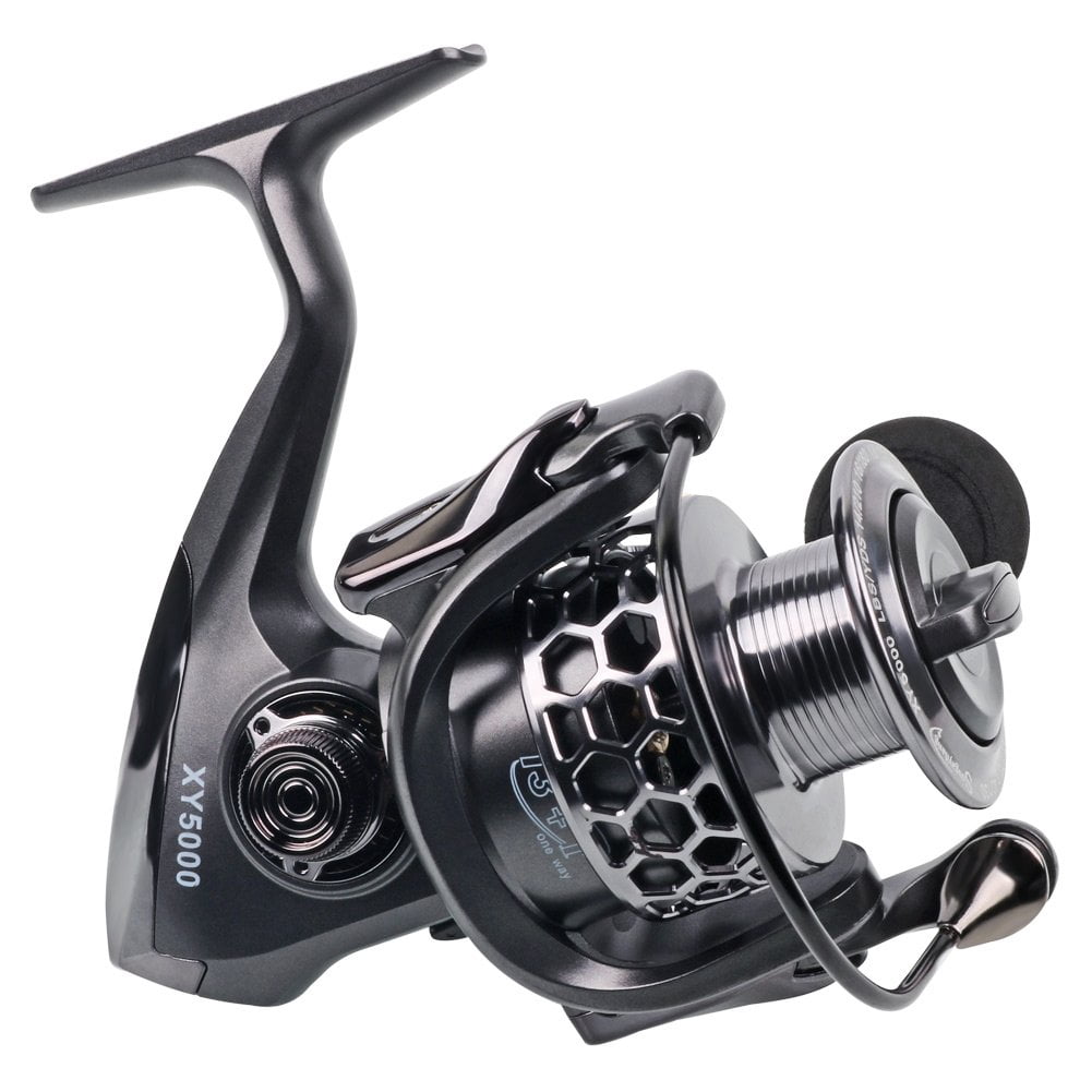 Fishing Reel 13+1bb Light Weight Ultra Smooth Aluminum Spinning With Free Spare Graphite Spool