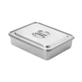 thumbnail image 2 of Tnarru Cake Pan with Cover Rectangular Stainless Steel Nonstick with Lid DIY Baking Pan 29cmx23.5cm, 2 of 8