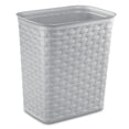thumbnail image 1 of Sterilite 12.9L Weave Wastebasket-Grey, 1 of 5