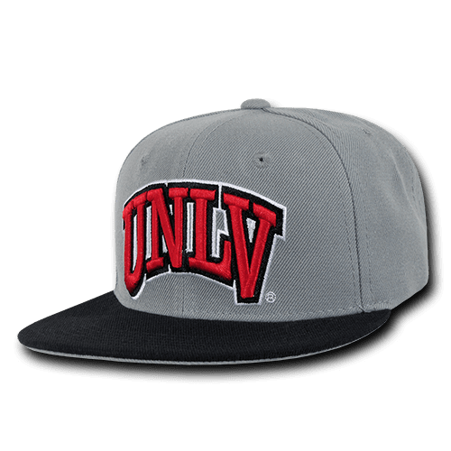 Ncaa Unlv University Nevada Las Vegas Snapback Baseball Caps Hat Grey Black Bill Walmart Com Walmart Com