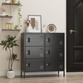 thumbnail image 3 of GangMei Metal Storage Locker, 6-Door Steel Locker for School, Office, Gym, Bedroom, Black, Assembly Required, 3 of 9