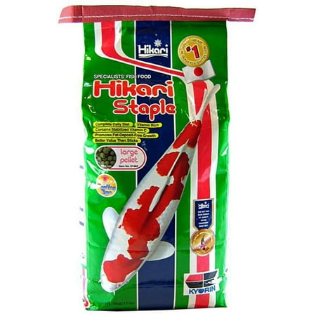 Hikari Pond Koi - Hikari 4.4-Pound Staple Floating Pellets for Koi and Pond Fish Medium