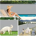 thumbnail image 4 of SHSLING Waterproof Balcony Privacy Screen Fence Windscreen Cover Fabric Shade Netting Cloth with Grommets UV Protection for Deck,Patio, Backyard, Porch, Railing Shield, 4 of 7