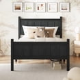 thumbnail image 2 of MODERNLUXE Twin Size Platform Bed with Headboard & Footboard,Solid Wood Bed Frame with Under Bed Storage for Teens Adults Guests, Easy Assembly,Black, 2 of 8