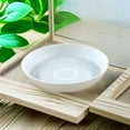 thumbnail image 5 of 10Pack Saucer Tray, Saucers, Heavy Duty Saucers for Indoors, Bird Bath Bowls, Flower Water Trays for pots Planter (9.5CM, White), 5 of 8