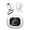 White, variant on AI OWS Translator Earbuds, Leather Language Translator Earphone 144 Languages ONE Year Free Subscription, 3-in-1 Real-Time Translation Device(White)