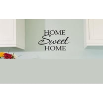 Home Sweet Home Vinyl Wall Art Inspirational Quotes and Saying Home Decor Decal Sticker
