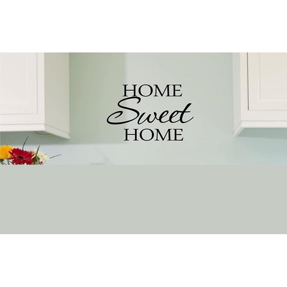 Home Sweet Home Vinyl Wall Art Inspirational Quotes and Saying Home Decor Decal Sticker