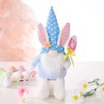 thumbnail image 2 of Muñeca de peluche sin rostro para decoración de Pascua, conejito de lana, 28 x 11 cm, 2 of 3