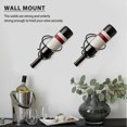 thumbnail image 2 of Pack Of 6 Wall Mounted Wine Racks - Red Wine Bottle Display Holder With Screws, Metal Hanging Wine R, 2 of 5