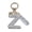 White, variant on Alloy Rhinestone Initial Letter(A-Z) Keychains for Women Girls - Bling Sparkly Alphabet Keychain Charms for Backpack, Handbag, Purse - Cute Durable Gift Idea