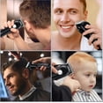 thumbnail image 4 of Máquina Para Cortar Cabello Profesional Cortadora De Pelo Maquinilla De Cortar El Pelo Inalámbrica Para Hombre Con Pantalla Led Kit De Recortadora De Pelo Recargable Para Uso Doméstico, 4 of 4