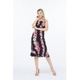 thumbnail image 2 of Hawaii Hangover Robe à Volants Sirène Hawaïenne pour Femmes 2TG Rose Noir Vigne d'Hibiscus, 2 of 5