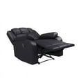 thumbnail image 5 of Relax-A-Lounger Genevieve Manual Recliner in Black Faux Leather Upholstry, 5 of 7