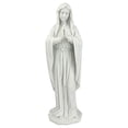 thumbnail image 2 of Design Toscano WU74504 Blessed Virgin Mary Statue, Small 12 Inch Figurine, Bonded Marble Polyresin, White, 2 of 5