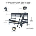 thumbnail image 3 of DHP Brady Twin over Full Wood Bunk Bed Frame, 3 of 8