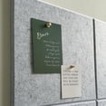 thumbnail image 4 of Large Cork Board for Office Wall Decor,48"x36"-12 Pack Felt Wall Tiles with Safe Removable Adhesive Tabs, 1/2" Thick, Felt Bulletin Board Pin Board Cork Boards for Walls - Light Grey, 4 of 6