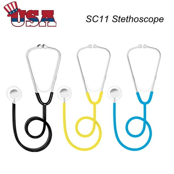 CONTEC SC11 Single Head Pro Professional Stethoscope Medical Health Care 3 Colors Option, Blue