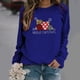 thumbnail image 2 of Sudaderas Navideñas Para Mujer, Blusa de Manga Larga Con Bolsillo Estampado A La Moda, Tops Informales, Sudaderas Con Botones Odeerbi ODB191736, 2 of 7