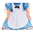 thumbnail image 4 of Vestido de princesa Alice de Little Adventures con diadema - Ropa de fiesta y juegos de simulación para niños lavable a máquina - No incluye muñeca con purpurina, 4 of 4