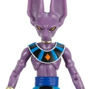 Bandai Namco Dragon Ball Super Evolve Beerus Action Figure, 5", No Batteries, Purple/Blue
