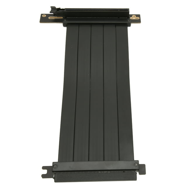 PCIE 4.0 X16 Riser Cable, High Speed Flexible 90 Degree Right Angle Port GPU Graphics Card Extension 60cmPCIE 60cm