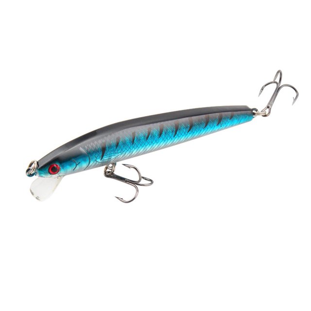 1 PCS 10cm 9g Minnow Fishing Lures Hard Bait Artificial Bass Pike Fishing Tackle 2#