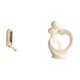 thumbnail image 1 of Organizador de pared plegable con perchero de resina, figura artística, ideal para baño, armario, decoración rústica o como regalo de aniversario., 1 of 8