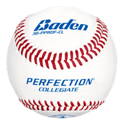 Baden Perfection Collegiate Flat Seam Baseballs, 12 Pack