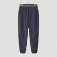 thumbnail image 2 of Hessimy Boys Cargo Joggers Pants Elastic Waist Casual Jogging Trousers Bottom For Kids (Navy,8-9 Years), 2 of 5