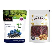 Nutraj American Dried Blueberry Berries Combo (200gm*2) 400gm, | 14.1 Ounce