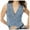 Dark Blue, variant on YDFCWXW Sexy Women's Denim Vest Top Sleeveless Deep V Neck Tie Up Front Jean Tank Top Cropped Corset Top (White, S)