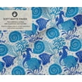 thumbnail image 2 of Soimoi Cotton Canvas Fabric Yardage - Printed Ocean, Blue | 56" Wide | Ideal for Sewing, Upholstery, Tote Bags, Home Decor & More, 2 of 7