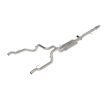 aFe Power Gemini XV 3 IN 304 Stainless Steel Cat-Back Exhaust System w/ Cut-Out Fit GM Silverado/Sierra 1500 19-22 V8-6.2L 49-34140 Fits select: 2019-2023 GMC SIERRA, 2019-2023 CHEVROLET SILVERADO