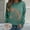 Green, variant on GZWYHT Vintage Horse Print Sweatshirts for Women Riding Horse Lover Long Sleeve Crew Neck Pullover Tops Casual Loose Shirts Beige L