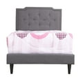thumbnail image 2 of Home Bedroom Furniture Deb Jewel Gray Tufted Twin Panel Bed, 2 of 7