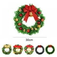 thumbnail image 3 of Artificial Decorations Christmas Wreaths Garlands for Front Door Hanger Outdoor Hanging Garland Holiday Home Decorations, 3 of 10
