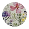 thumbnail image 4 of nygtbtfer Fitted Tablecloth Round Wild Flower Plants Elastic Edge Table Cover,Water Proof Spill Proof Table Cloth for Kitchen Dining Party 38-42, 4 of 8