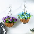 thumbnail image 4 of Kripyery Spring Simulation Flower Hanging Basket No Need Water Non-fading Beautiful Realistic Home Decoration Artificial Flowers Hanging Pot Decoration, 4 of 8