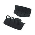 thumbnail image 3 of 2 almohadillas de agarre para levantamiento de pesas, ergonómicas, antideslizantes y flexibles de silicona. negro, 3 of 9