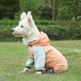 thumbnail image 6 of Aurgiarme Color Matching Dogs Hooded Raincoats Reflective Strips Dogs Rain Coat Jackets Outdoor Waterproof Dogs Clothes, 6 of 9