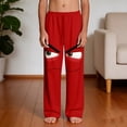 thumbnail image 5 of Qunyiney Pants for Boys Funny Graphic Wide Leg Pants Elastic Waist Relaxed Fit with Pockets Beach Pants Size 8, 5 of 9